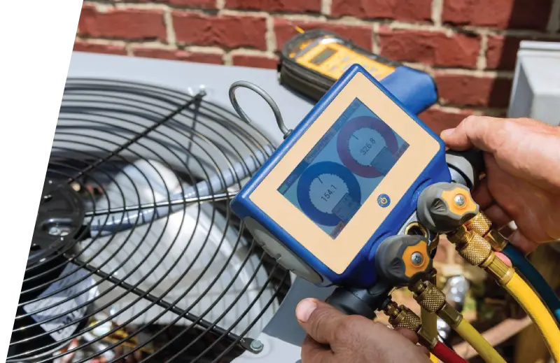 Tools Connected to Outdoor Air Conditioner Unit